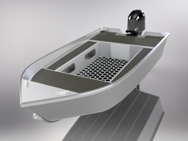 11 FOOT (3.45m) ALUMINUM UTILITY SKIFF PLANS - OPEN VERSION